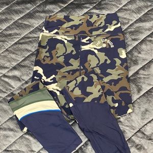SoulCycle The Upside camo leggings